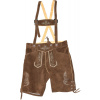 Scotler Sports Leather Trousers short/men Pánske kožené nohavice, krátke_60.3101 Farba: dark brown, Veľkosť: M