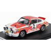 Trofeu Porsche 911 Carrera Rs Coupe (nočná verzia) N 2 Rally Tour De Corse 1972 Gerard Larrousse - Christian Delferier 1:43 Biela červená