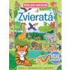 Zvieratá - Kniha plná samolepiek | autor neuvedený