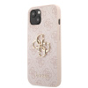 Zadný kryt Guess PU 4G Metal Logo pre iPhone 13 Pink