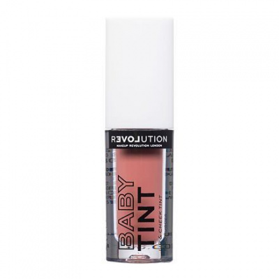 Revolution Relove Baby Tint Lip & Cheek rtěnka a tvářenka 2v1 1.4 ml odstín Blush
