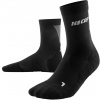 CEP Ultralight Compression Socks Mid Cut Vysoké ponožky dámské Barva: black/grey, Velikost: III