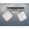 Trio - TOMMY Trio - lampa na stenu/strop - nikel+textil
