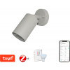 Bodové osvetlenie Immax NEO PARED Smart bodové stropné a nástenné svietidlo vonkajšie, šedá, GU10 teplá biela Zigbee 3.0, (07119A)