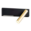 Argon Jasper nástenná lampa 2x W čierna-mosadzná 1050