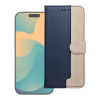 Flipové puzdro Split Book case pre Samsung Galaxy S26+, navy cream