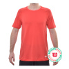 Pánske tričko Wilson Players Seamless Crew 2.0 - infrared - Červený (XL)
