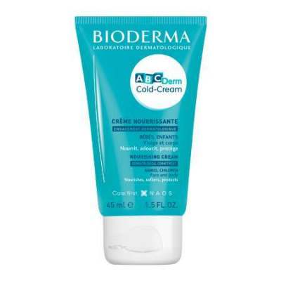 BIODERMA ABCDerm cold-krém výživný krém pre dojčatá a deti 45 ml - Bioderma ABCDerm Cold-Cream Face & Body 45 ml