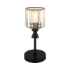 Stolová lampa Globo 15742T JORDANA E27 60 W čierna/sklo