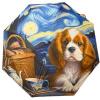 Van Gogh štýlový skladací dáždnik so španielom