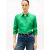 Tommy Hilfiger dámska zelená ľanová košeľa WW0WW44679MS3 34