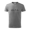 Ekg Jeseníky - Tričko detské bavlnené - 158 cm/12 rokov ( Tmavosivý melír )