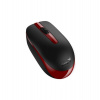GENIUS NX-7007 Myš, bezdrátová, optická, 1200dpi, 3 tlačítka, Blue-Eye senzor, USB, černo-červená (31030026401)