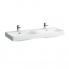 Laufen PRO S Dvojumývadlo 120cm, s 2 otvormi pre 2 batérie, biela LCC H8149664001041