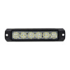 Biely LED predátor 12V / 24V - 6x3W LED ECE R10 (132x30x11mm)