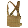 CONDOR OUTDOOR vesta taktická MOLLE CHEST RIGG PANEL COYOTE BROWN