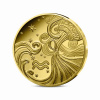 5 euro Francúzsko 2026 - Znamenia horoskopu (Zlatá proof) znamenie: Vodnár
