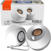 Creative Pebble 2.0 USB počítačové reproduktory biele