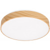 Candellux Figaro stropné svietidlo 1x24 W biela-drevená 14-33956