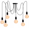 ARANE PAZYK 6 ramienkové stropné závesné svietidlo pre LED 6x E27 LUMILED