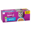 Jumbobalenie Whiskas 1+ Adult kapsičky 144 x 85 g - rybí výber v želé