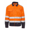 Payper SAFE HI-VI WINTER Reflexná zimná bunda XXL, Fluorescent orange-Navy blue