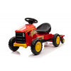 LEAN CARS G206 pedálový traktor červený