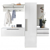 Livetastic PREDSIEŇOVÝ NÁBYTOK, biela, 208/197/35 cm - Predsieňové zostavy & šatne - 000887053101