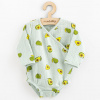Dojčenské mušelínové body s bočným zaväzovaním New Baby Avocado, 80 (9-12m)