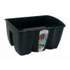 PlasticFuture Truhlík na zábradlie CROWL antracit 39,3cm