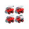 Wiky vehicles Auto šroubovací hasičské 4 ks 13 cm
