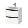 Duravit Ketho.2 Umývadlová skrinka, 55x51x42 cm, 2 zásuvky, matná biela K25261018180000