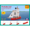 Moy Toy Drevená stavebnica Pirátska loď Moy Toy