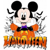 CUKROVÁ TLAČ jedlý obrázok na tortu Cukrová hmota Halloween Myšiak Mickey #59