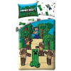 Halantex obliečky Minecraft Creeper a Steve bavlna 140x200 70x90