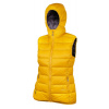 Dámska páperová vesta Warmpeace Yuba Lady Nugget gold/shale XS