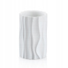 KELA Hrnček Merida polyresin biely 10,5 cm 7,0 cm