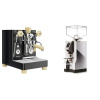 Lelit Bianca PL162T V3, black + Eureka Mignon Turbo, CR chrome