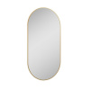 Lotosan SAND Bean zrkadlo s LED podsvietením 52 x 92 cm 52 x 92 cm zlatá LN8463