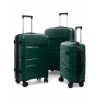 JAKS Cestovný kufor PP3 Farebné varianty: tmavo zelená sada