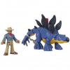 Jurský svet Imaginext dinosaurus Stegosaurus + Dr. Grant