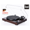 Dual CS 618Q + Ortofon 2M BRONZE Walnut (Audiofilský gramofónový prístroj pre náročných poslucháčov so vstavaným vypínateľným PHONO predzos. a MM prenoskou Ortofon)