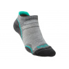 Dámske letné turistické ponožky Bridgedale Hike UL T2 MP Low mid grey/surf L (7-8,5 UK)