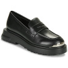 Love Moschino Mokasíny SQUARE LOVE SHOE Čierna