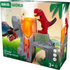 BRIO herní set 36092 Dinosauří soptící vulkán