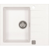 Alveus CADIT 10 kuchynský granitový drez so sifónom 59x50 - G-11 White 1132017