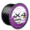 Mistrall šnúra X4 Black catfish 600m 0,60mm