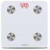 UMAX múdra váha Smart Scale US20M / 0,2 - 150 kg / Bluetooth 4.0 / 6 telesných parametrov / slovenčina / biela