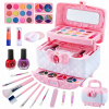 MAKEUP SET MAKEUP NAILS KOZMETIKA PRE DIEVČATÁ ZRKADLÁ BOX (XXL POUZDRO NA MAKÉUP Makeup NAILS KOZMETIKA LESK PÚDROVÉ ZRKADLO)
