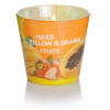 Sviečka Tropical twist Yellow & Orange fuits 115g Bartek